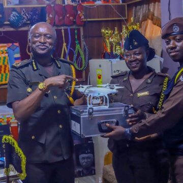 Director-General of Prisons Donates Drone to Ashanti Regional PR Unit