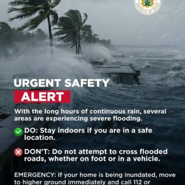 Presidency Issues Urgent Flood Safety Advisory