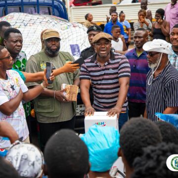 Mayor of Accra Extends Relief to Flood Victims in Four Communities