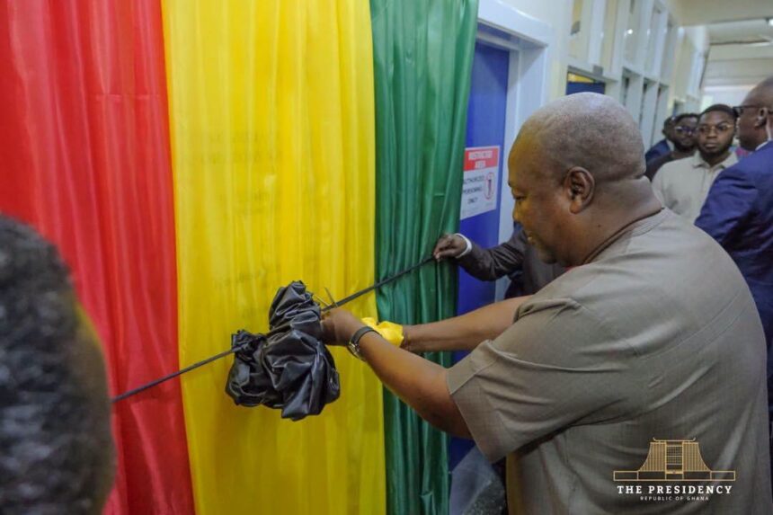 Mahama Commissions Upgraded Cardiac Centre Under Trust Fund
