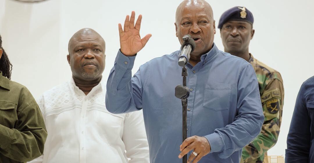  President Mahama Inspects Peki College Assembly Hall Project