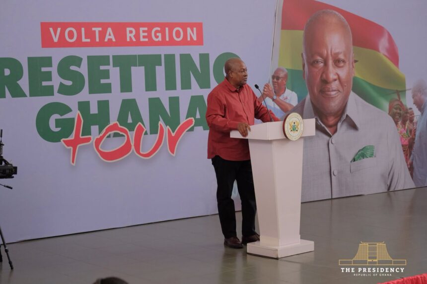 President Mahama Engages Volta Region On Development Priorties President Mahama Engages Volta Region On Development Priorties