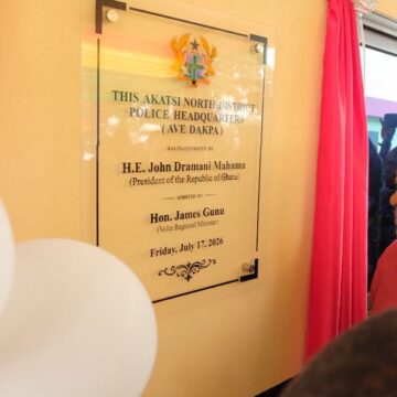 Mahama Commissions Akatsi North Police Headquarters, Reaffirms Commitment to Security and Infrastructure Mahama Commissions Akatsi North Police Headquarters, Reaffirms Commitment to Security and Infrastructure