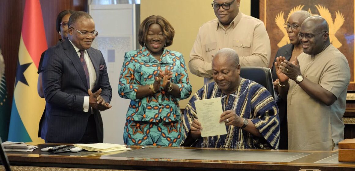 President Mahama Signs New Investment Promotion Act
