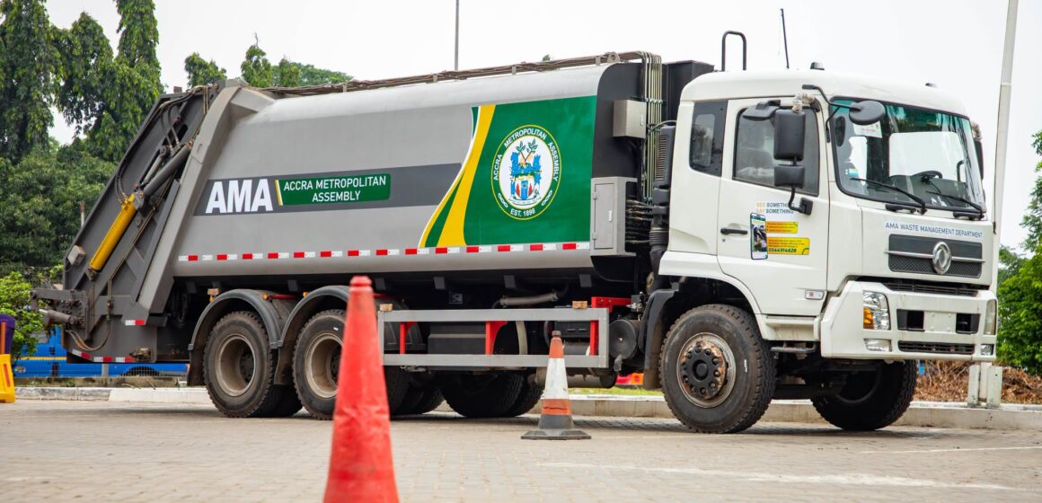 AMA Outdoors Two New Compactor Trucks to Boost Waste Collection in Accra