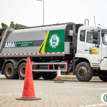 AMA Outdoors Two New Compactor Trucks to Boost Waste Collection in Accra