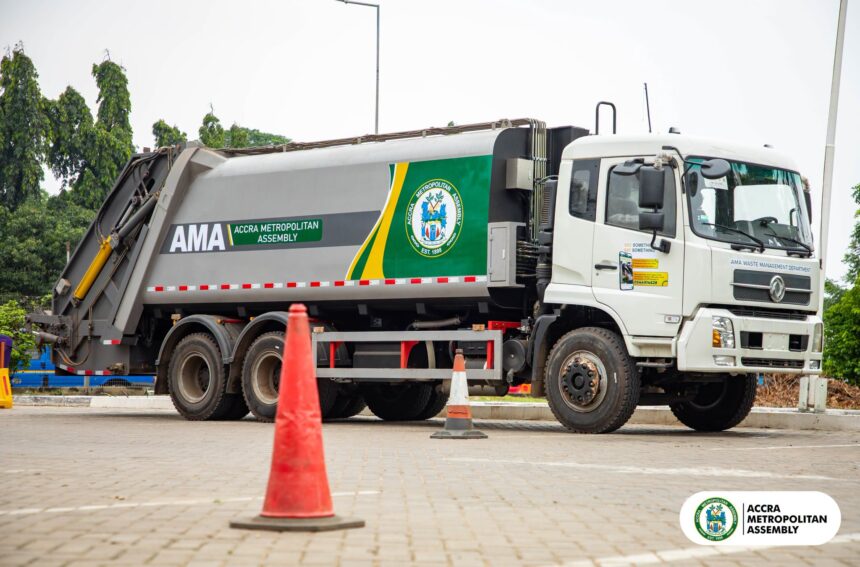 AMA Outdoors Two New Compactor Trucks to Boost Waste Collection in Accra AMA Outdoors Two New Compactor Trucks to Boost Waste Collection in Accra