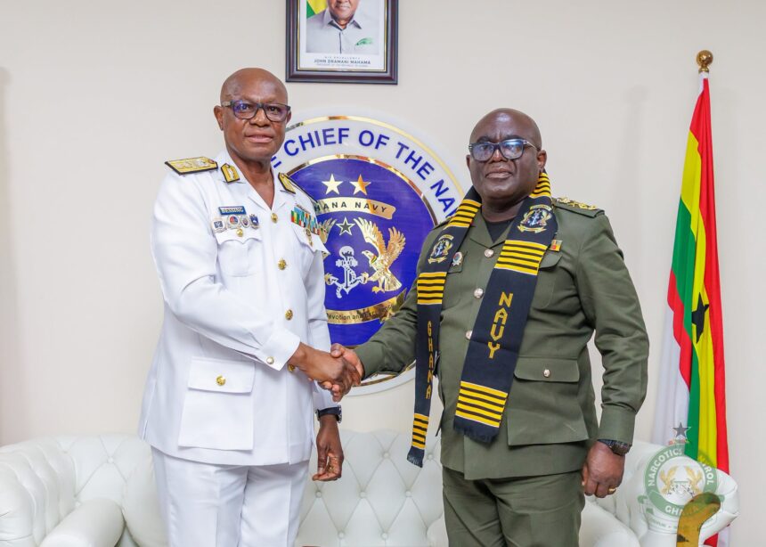 NACOC and Ghana Navy Strengthen Partnership to Combat Drug Trafficking NACOC and Ghana Navy Strengthen Partnership to Combat Drug Trafficking