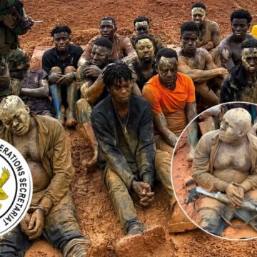 NAIMOS Arrests 19 Suspected Galamsey Operators at Mpohor Fiase
