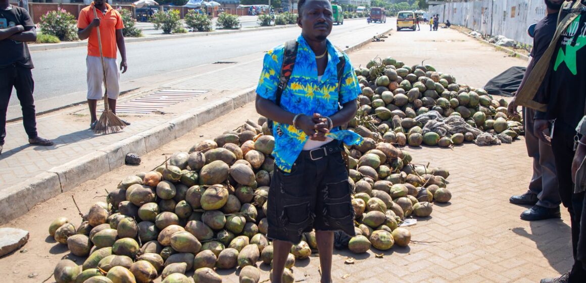 AMA Arrests Coconut Seller for Obstructing Walkway