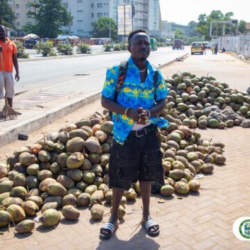 AMA Arrests Coconut Seller for Obstructing Walkway