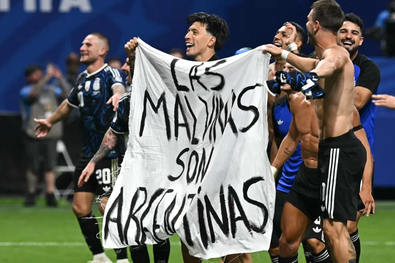 UK Urges FIFA To Investigate Argentina Over World Cup Falklands Banner