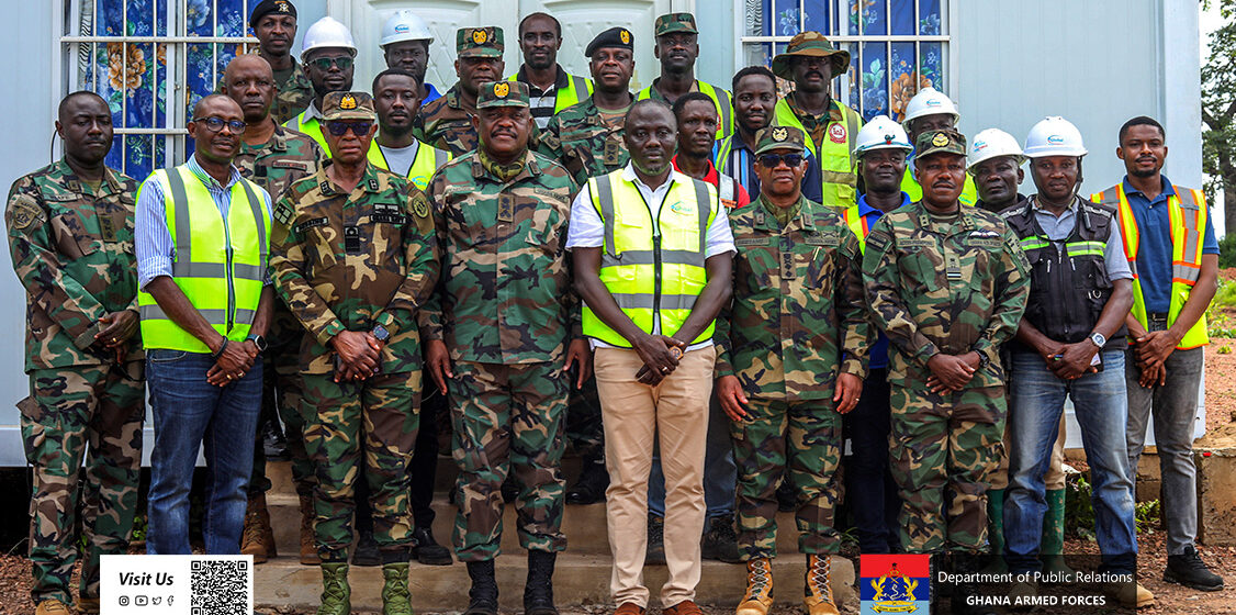 CDS Inspects Dambai Military Base, Urges Contractor To Speed Up Work