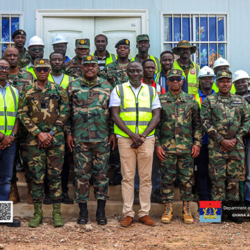 CDS Inspects Dambai Military Base, Urges Contractor To Speed Up Work