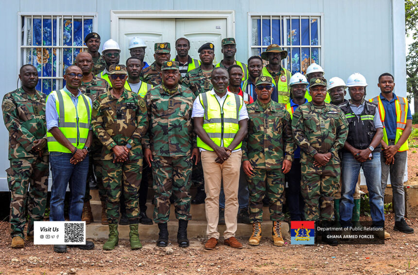 CDS Inspects Dambai Military Base, Urges Contractor To Speed Up Work