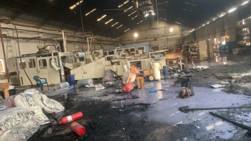 GNFS Contain Domestic Fire at Teshie