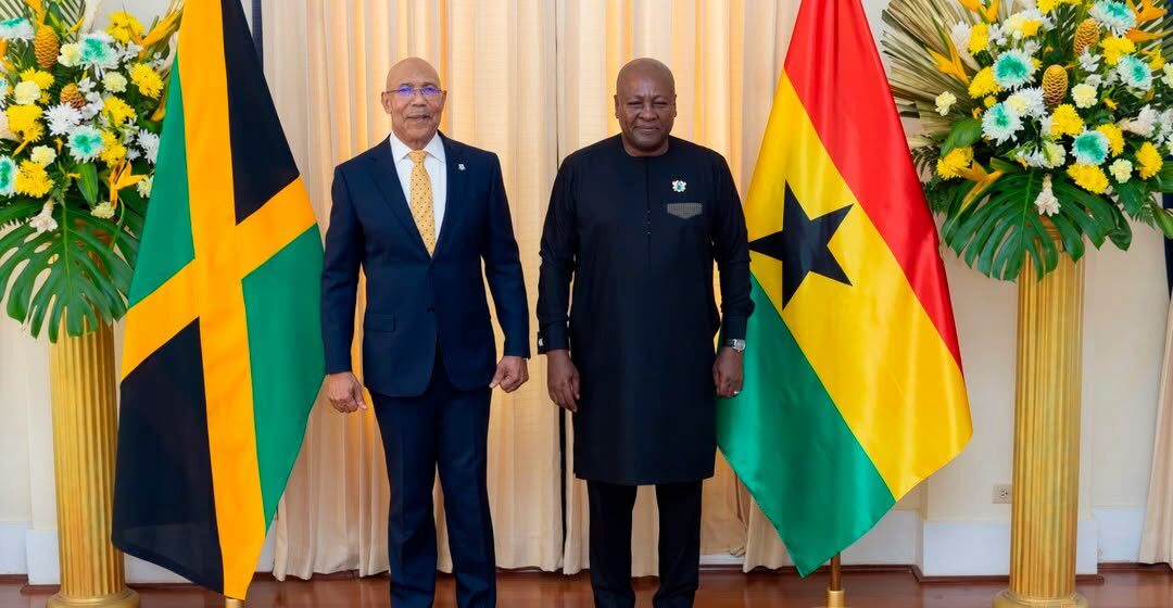 President Mahama Commences State Visit to Jamaica