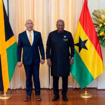 President Mahama Commences State Visit to Jamaica