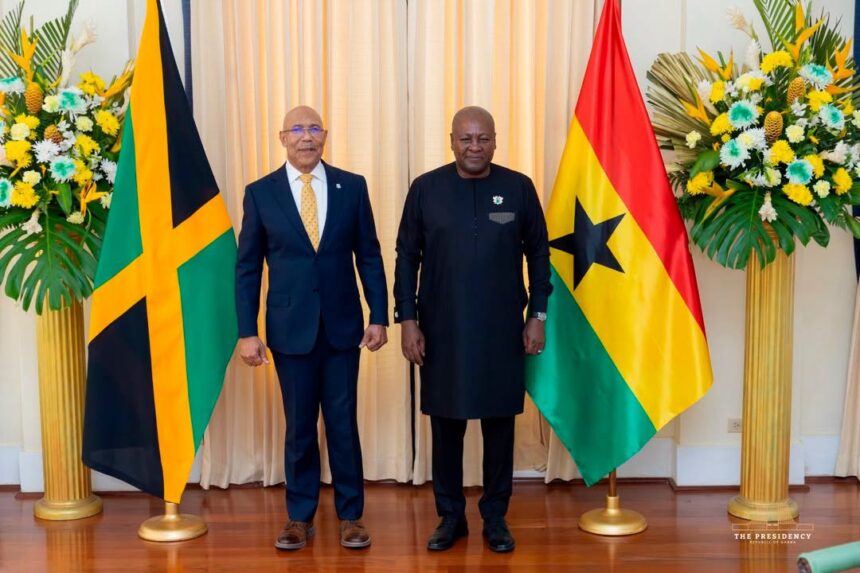 President Mahama Commences State Visit to Jamaica