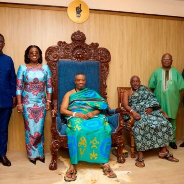 Ga Mantse Endorses Ghana Medical Trust Fund, Receives Donation Ahead of Homowo