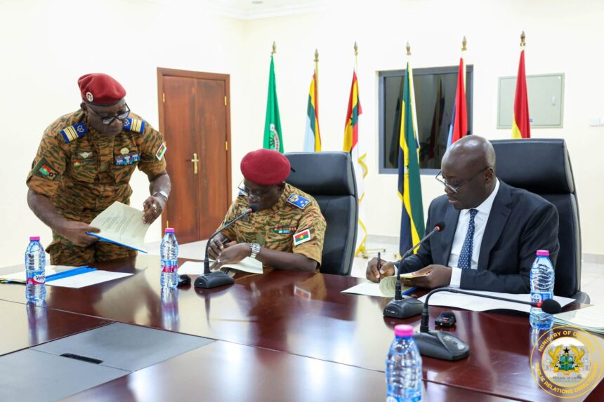 Ghana, Burkina Faso Sign Defence Cooperation Agreement