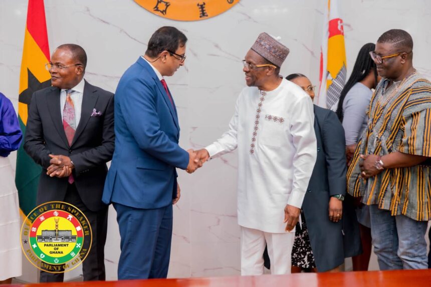 Pakistan Envoy Calls on Speaker Bagbin, Strengthens Parliamentary Cooperation