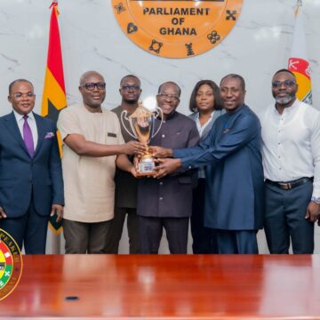 Democracy Cup 2026: Speaker Receives Trophy, Hails Unity Ahead of Hearts–Kotoko Showdown