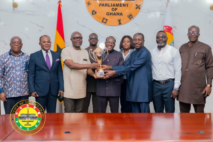 Democracy Cup 2026: Speaker Receives Trophy, Hails Unity Ahead of Hearts–Kotoko Showdown