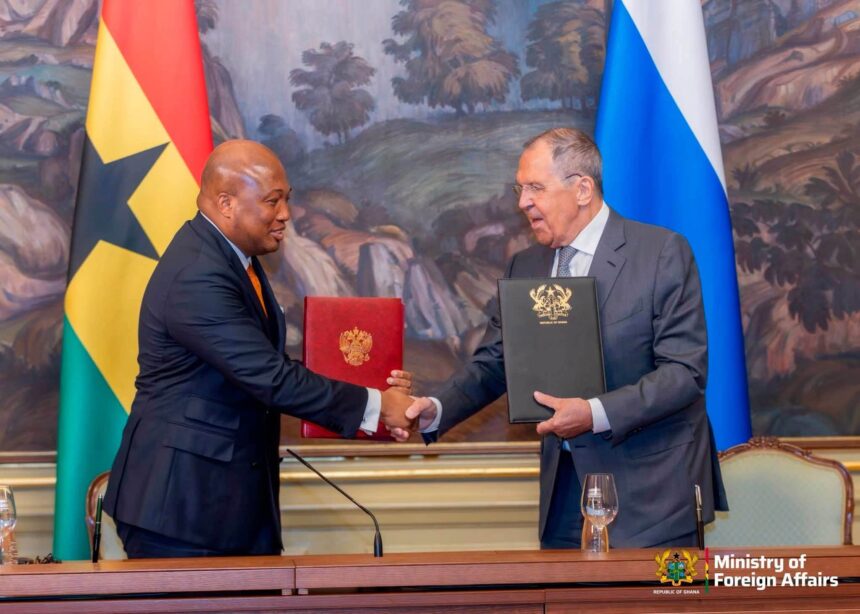 Ghana, Russia Sign Visa Waiver Agreement for Diplomatic, Service Passport Holders