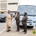 Interior Minister Presents Bus to Ghana Prisons Service