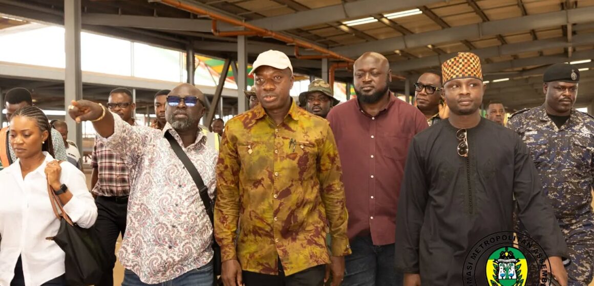 Ayariga Inspects Kejetia Phase II and Krofrom Market Projects