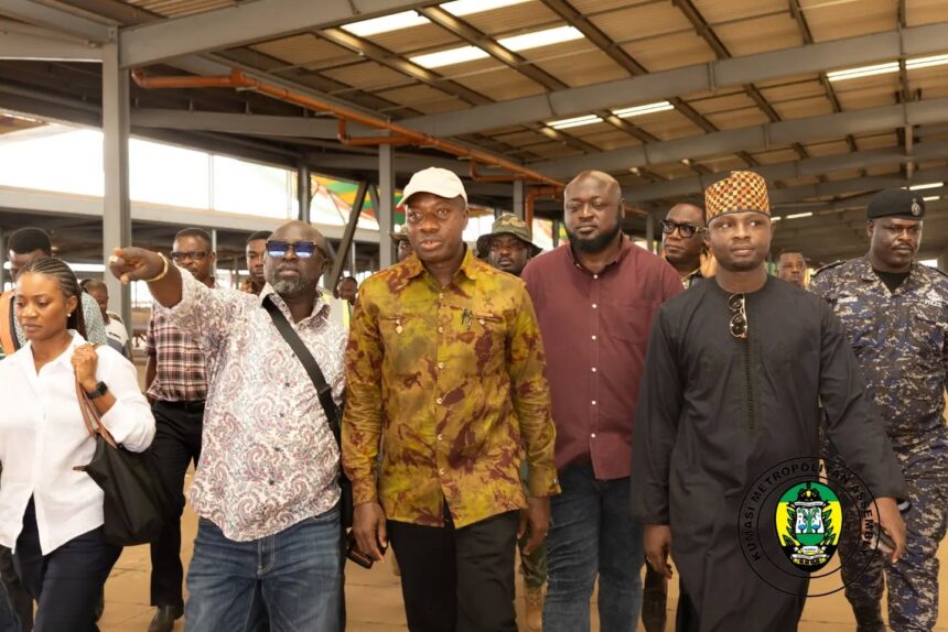Ayariga Inspects Kejetia Phase II and Krofrom Market Projects