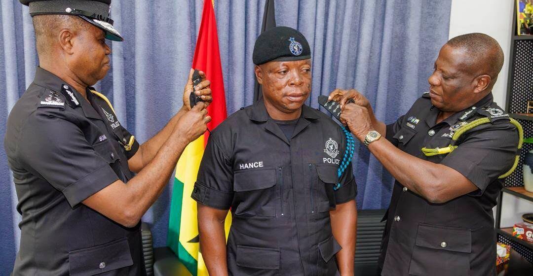 IGP Decorates Officer Promoted for Saving Lives at Aboso IGP Decorates Officer Promoted for Saving Lives at Aboso