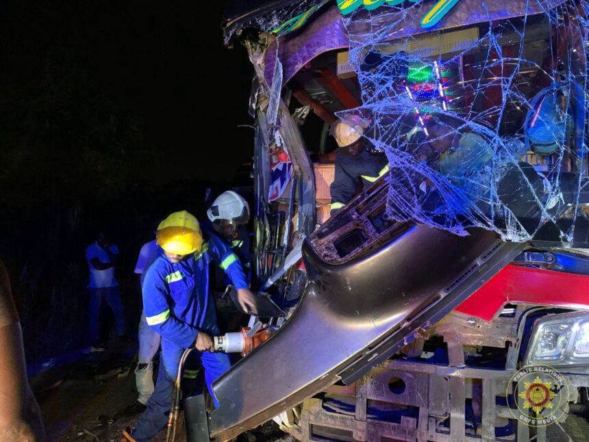 Two Granbird Buses Collide at Duapompo, 68 Rescued Two Granbird Buses Collide at Duapompo, 68 Rescued