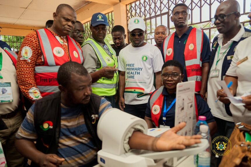 Hon. Akandoh Embarks on Monitoring Visit of Upper East Region