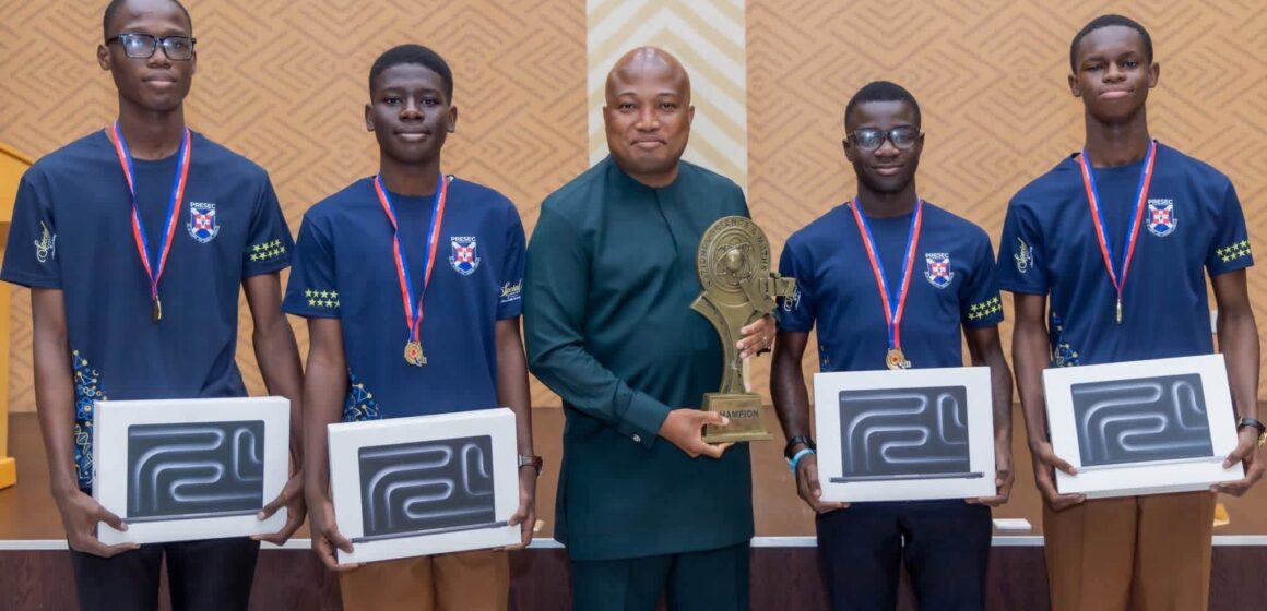 PRESEC-Legon NSMQ Champions Honoured by Foreign Affairs Minister