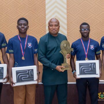 PRESEC-Legon NSMQ Champions Honoured by Foreign Affairs Minister