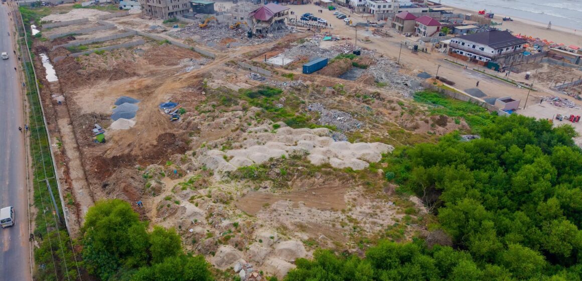 Task Force Demolishes Illegal Structures at Kpeshie Lagoon