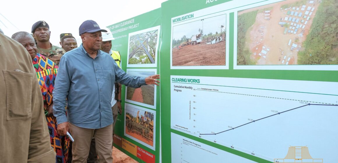 Mahama Honours Army Engineers for Swift Accra–Kumasi Expressway Clearance