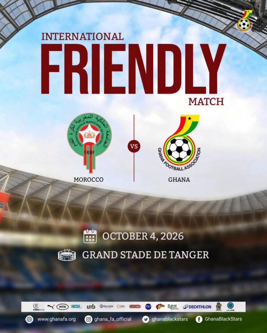 Black Stars to Face Morocco in October Friendly After AFCON Qualifiers