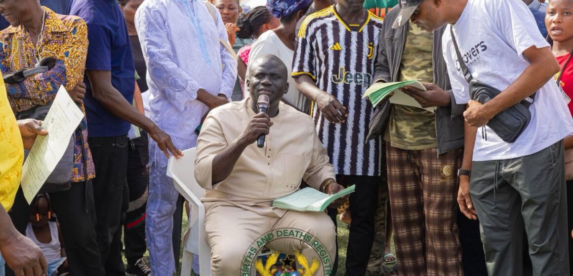 Births and Deaths Registry Issues 8,500 Certificates in Abelemkpe, Alajo Recovery Exercise Births and Deaths Registry Issues 8,500 Certificates in Abelemkpe, Alajo Recovery Exercise