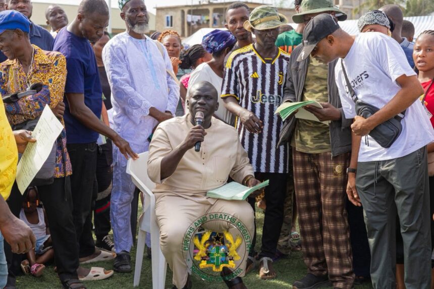 Births and Deaths Registry Issues 8,500 Certificates in Abelemkpe, Alajo Recovery Exercise