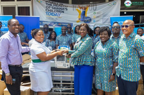 Ghana EXIM Bank Donates GH¢200,000 Medical Equipment to Korle Bu Child Health Department
