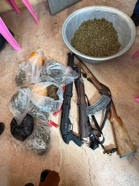 Police Arrest Suspect for Firearms Possession, Death Threats and Drug Cultivation in Volta Region