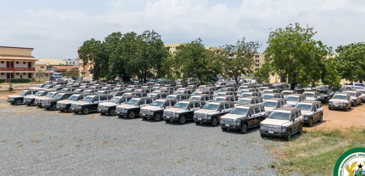 Government Hands Over 128 Vehicles to MMDCEs to Boost Local Governance