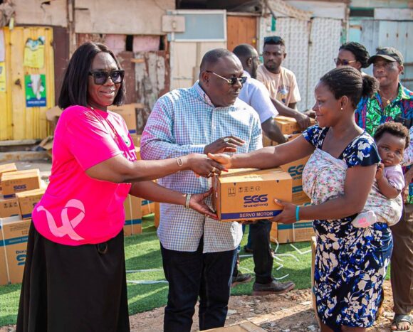 Dansoman Fire Victims Receive Support to Rebuild Livelihoods