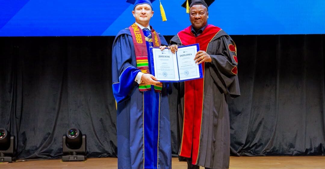 Mahama Honoured by Russian University for Advancing Education and Ghana-Russia Cooperation