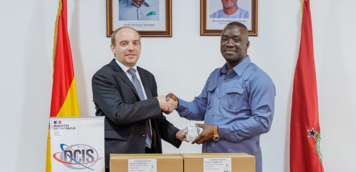 French Embassy Supports NACOC with Drug Test Kits to Aid Operations at AIA