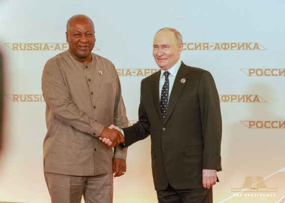 President Mahama Joins African Leaders at Russia-Africa Summit Opening Ceremony