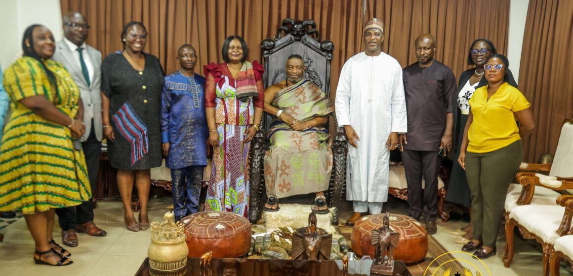 Ga Mantse Commends Interior Minister for Efforts to Promote Peace and Security Ga Mantse Commends Interior Minister for Efforts to Promote Peace and Security